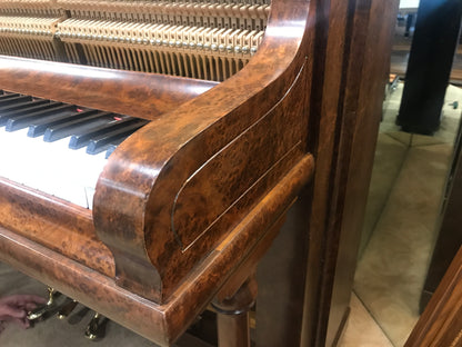 SOLD 1905 Kranich & Bach 54" Walnut Wood Finish Upright Piano