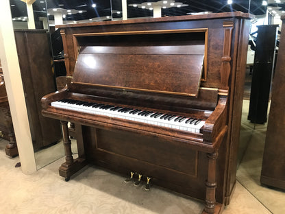 SOLD 1905 Kranich & Bach 54" Walnut Wood Finish Upright Piano