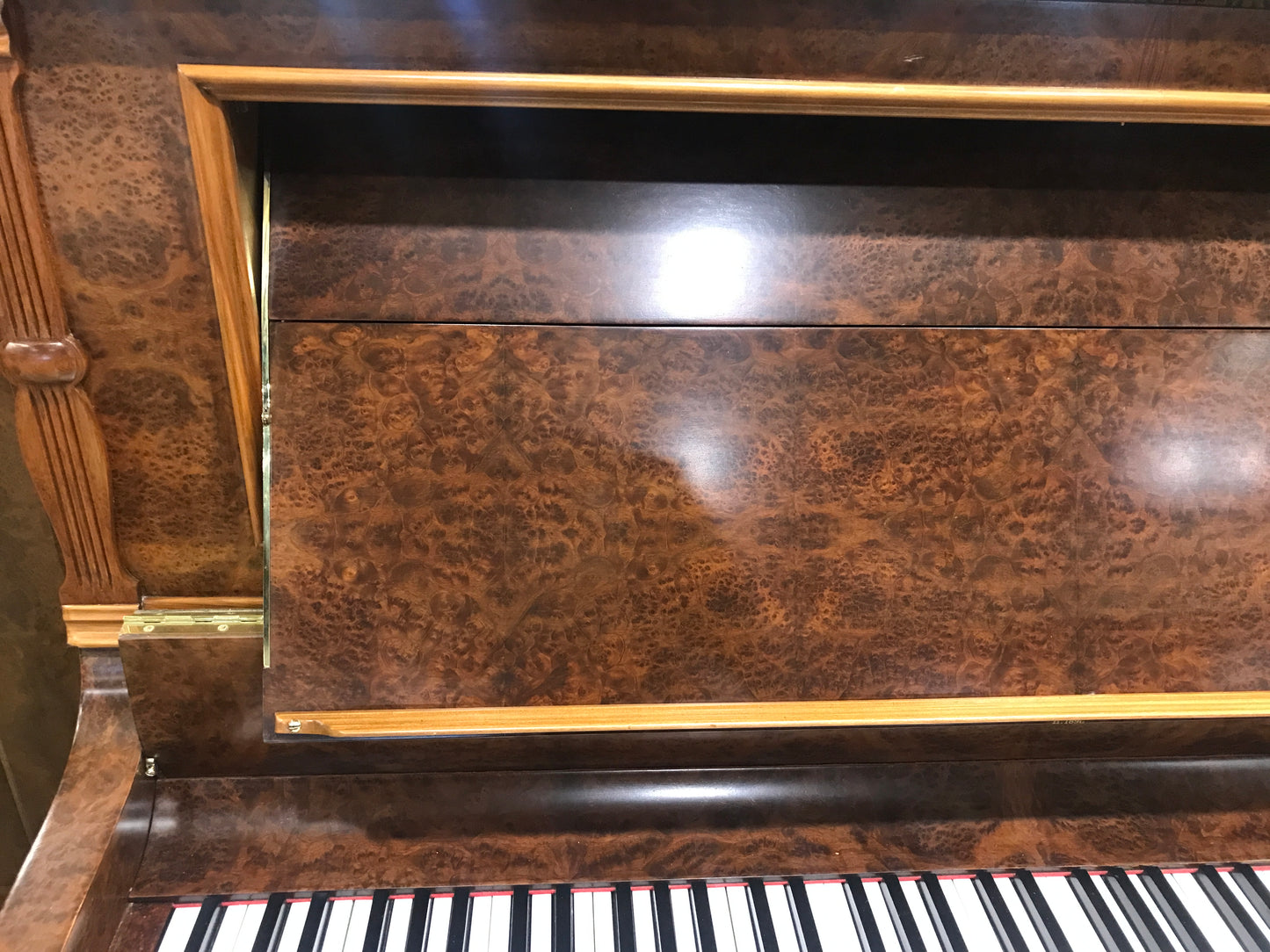 SOLD 1905 Kranich & Bach 54" Walnut Wood Finish Upright Piano