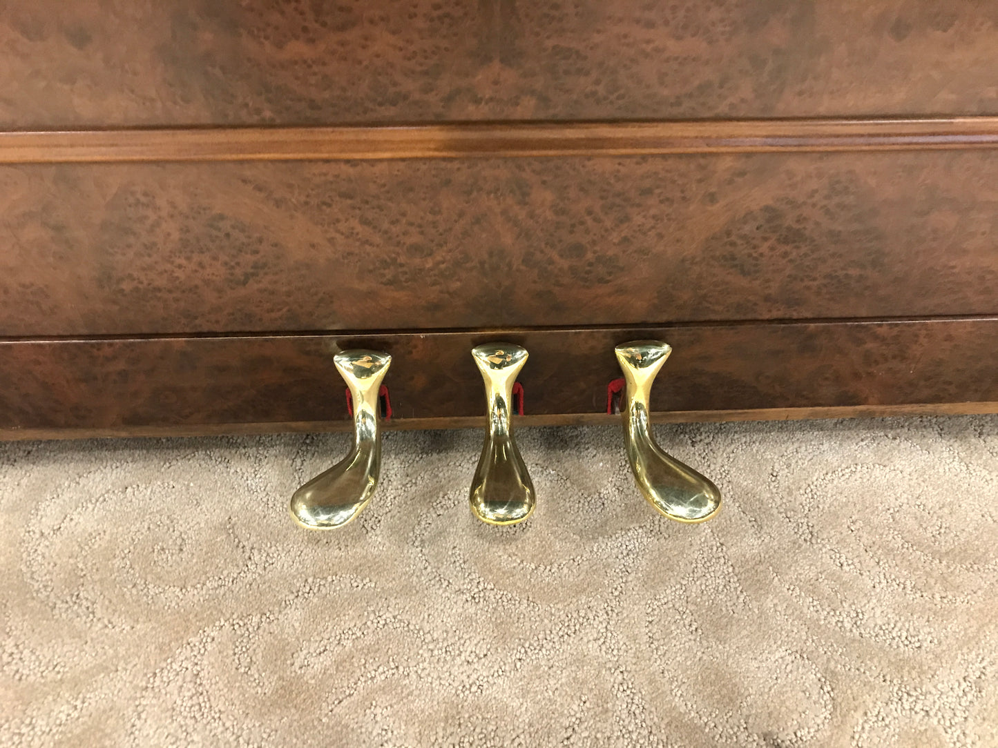 SOLD 1905 Kranich & Bach 54" Walnut Wood Finish Upright Piano
