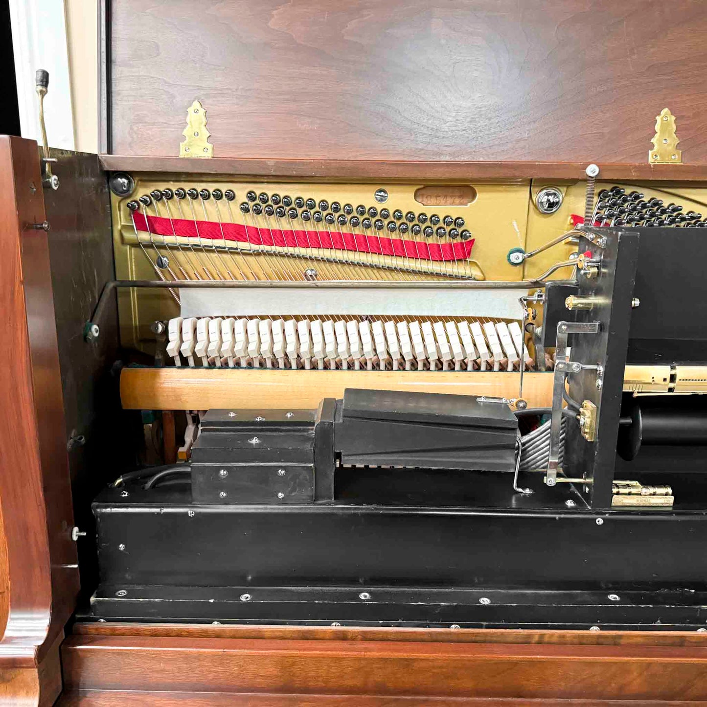 SOLD 1924 Autopiano Wood Finish Commissioned Upright Vintage Player Piano
