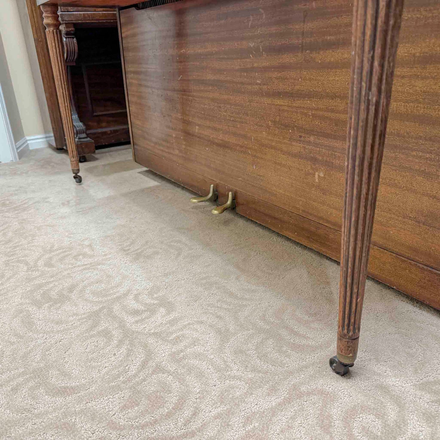 CURRENT SHOP WORK - 1960 Hallet Davis 36.5" Commissioned Spinet Piano
