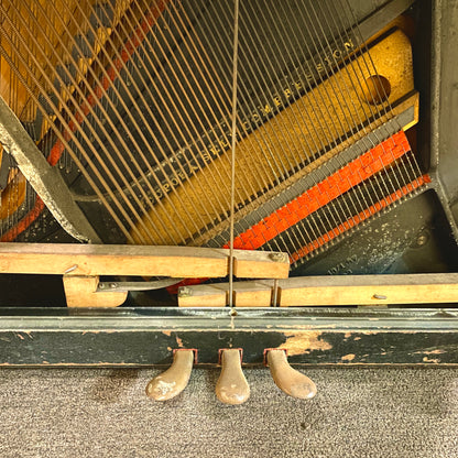 SOLD 1887 Steinway 52" Black Commissioned Upright Piano