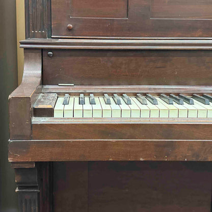 CURRENT SHOP WORK - 1899 Weber Wood Finish Commissioned Upright Piano