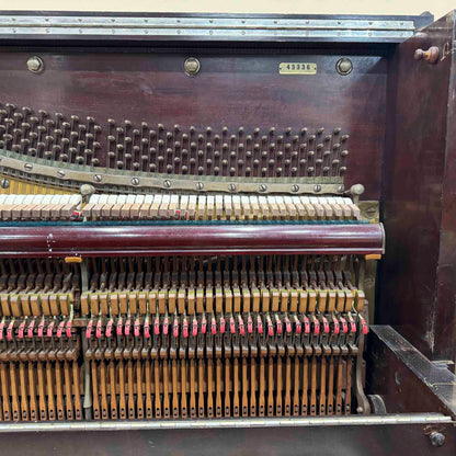 CURRENT SHOP WORK - 1899 Weber Wood Finish Commissioned Upright Piano