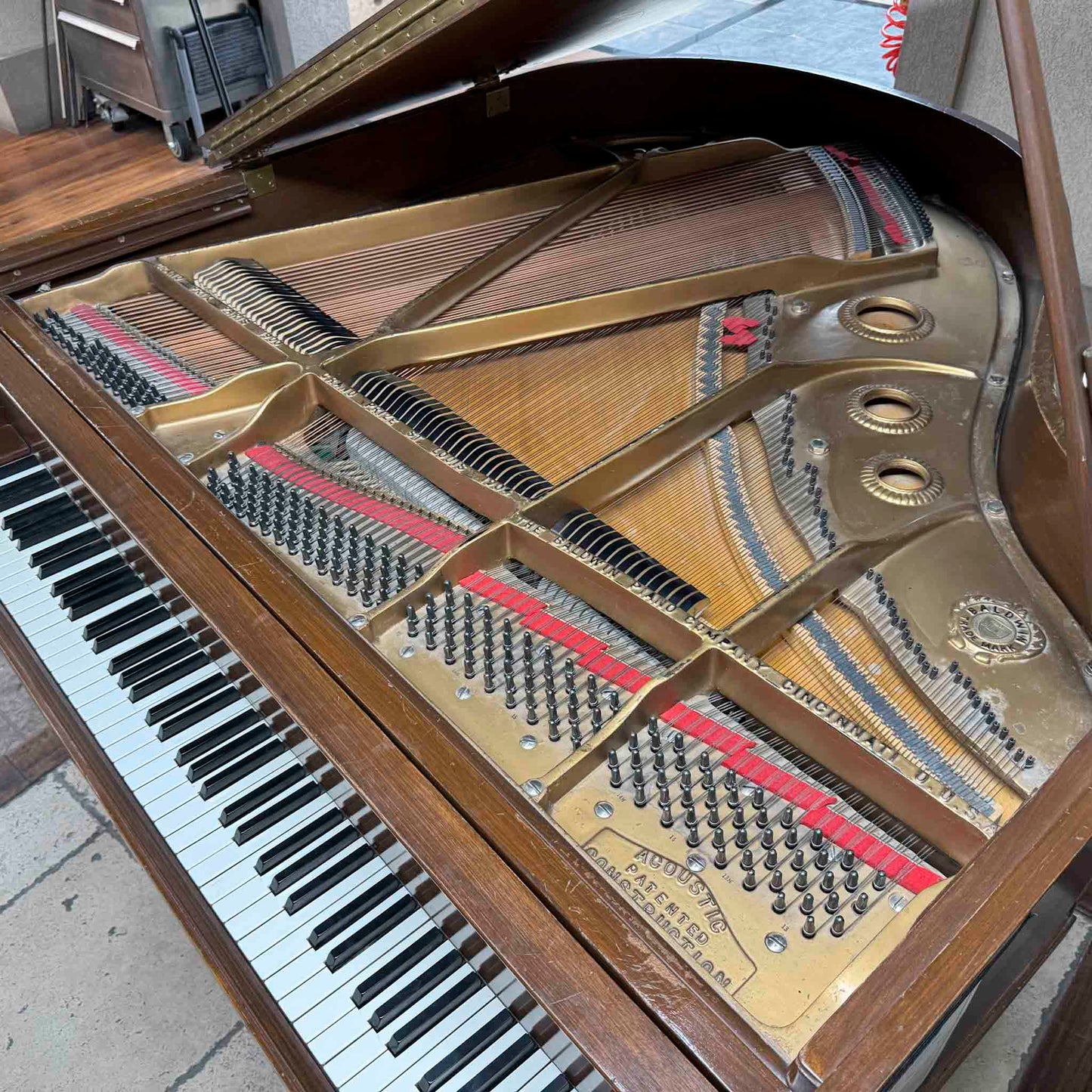 SOLD 1941 Baldwin M 5'2" Wood Finish Commissioned Grand Piano
