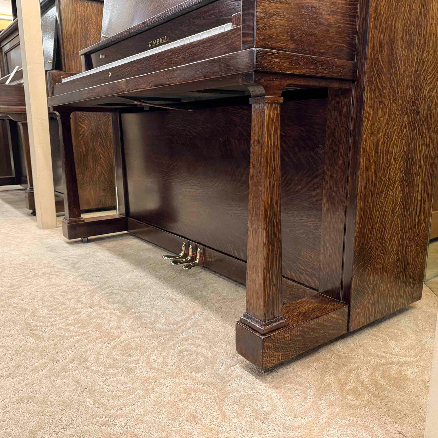 1919 Kimball 54" Wood Finish Upright Piano