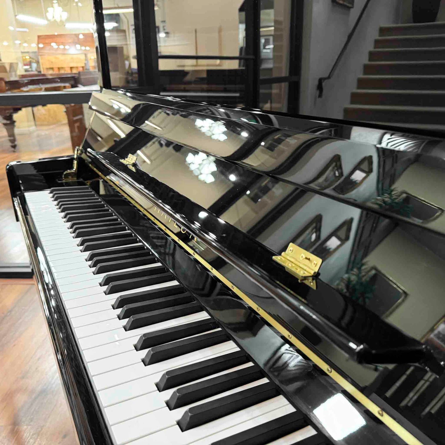 Hailun 121 48" Polished Black Upright Piano