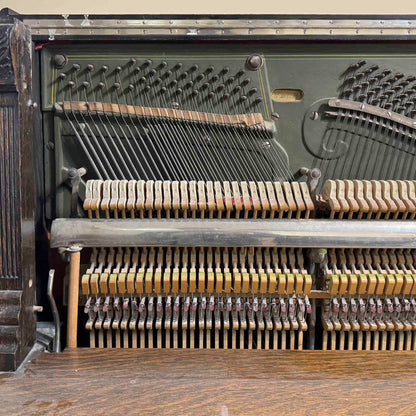 CURRENT SHOP WORK - 1915 Rudolf 56" Wood Finish Commissioned Upright Piano