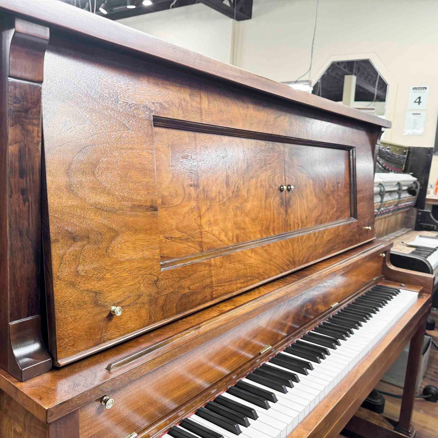 SOLD - 1923 Gulbransen Commissioned Upright Piano