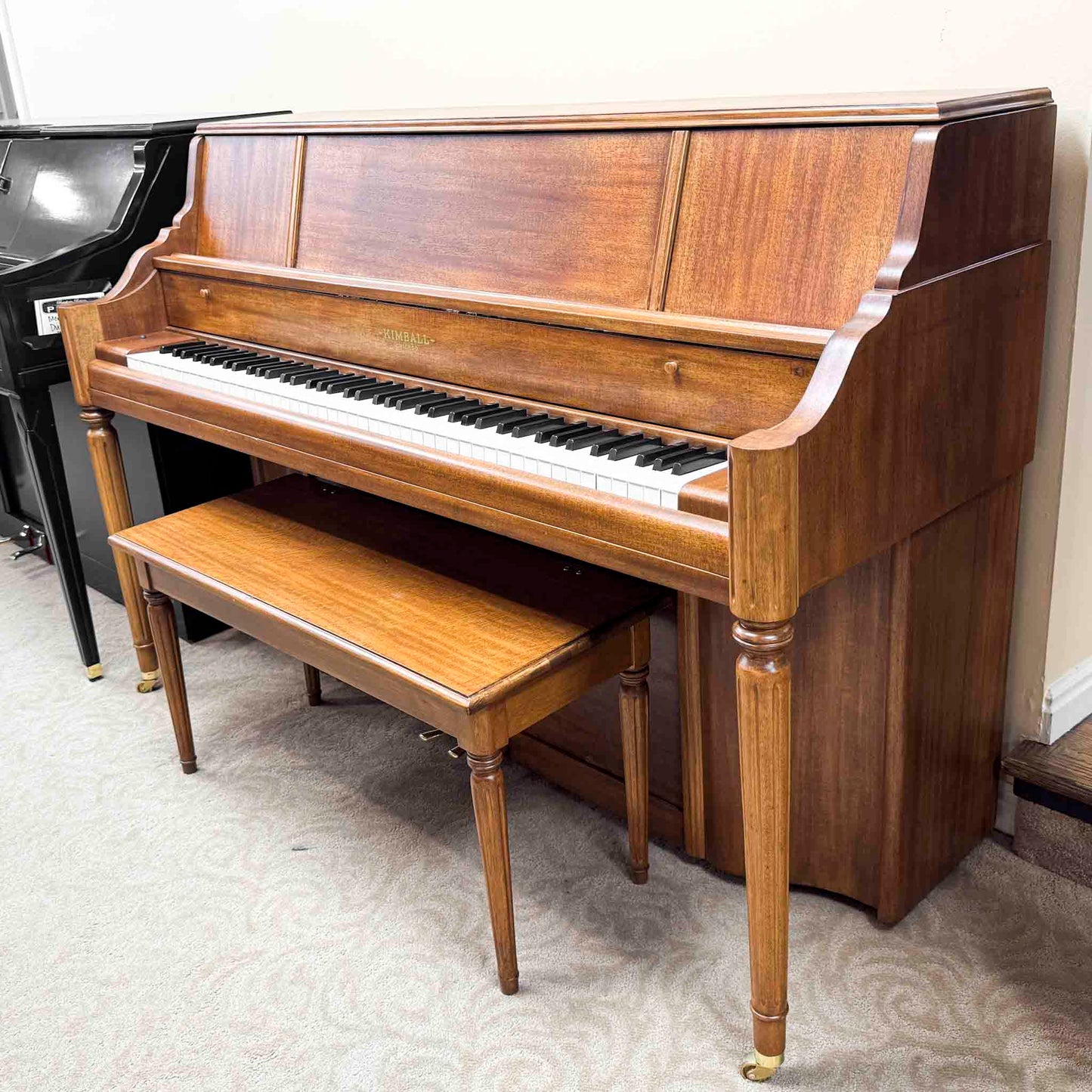 1951 Kimball 42" Wood Finish Console Piano