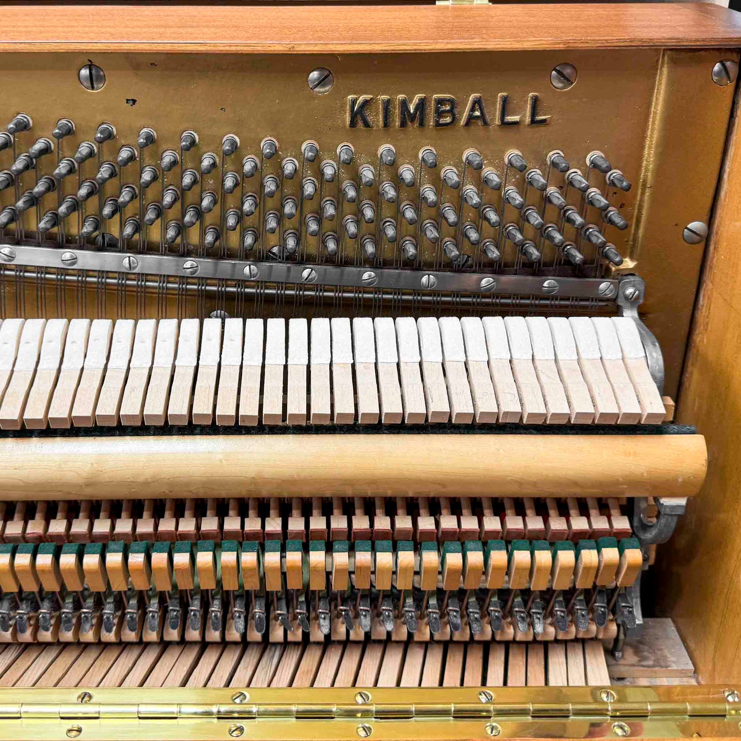 1951 Kimball 42" Wood Finish Console Piano