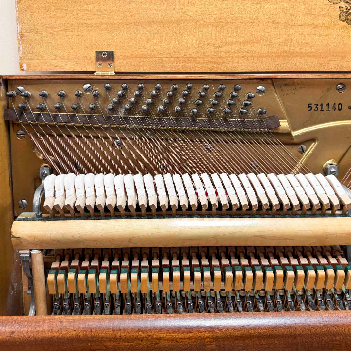 1951 Kimball 42" Wood Finish Console Piano