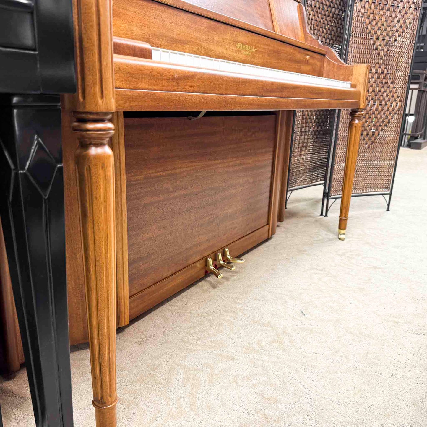 1951 Kimball 42" Wood Finish Console Piano