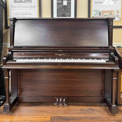 CURRENT SHOP WORK - 1915 Heintzman 54" Wood Finish Commissioned Upright Piano