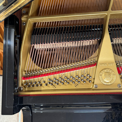 1980 Yamaha C3 6'1" Polished Black Grand Piano