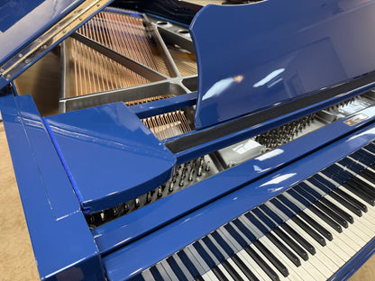 SOLD 1968 Yamaha C7 7'6" Custom Blue Finish Commissioned Grand Piano