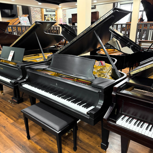 SOLD 1925 Steinway L 5'11" Satin Black Grand Piano