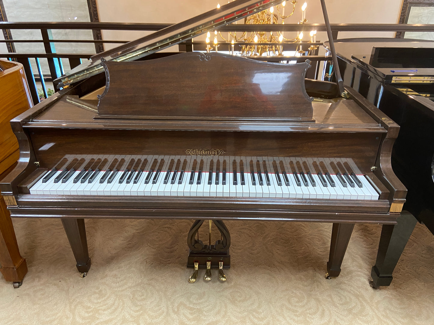 SOLD 1932 Chickering 5'3" Walnut Grand Piano