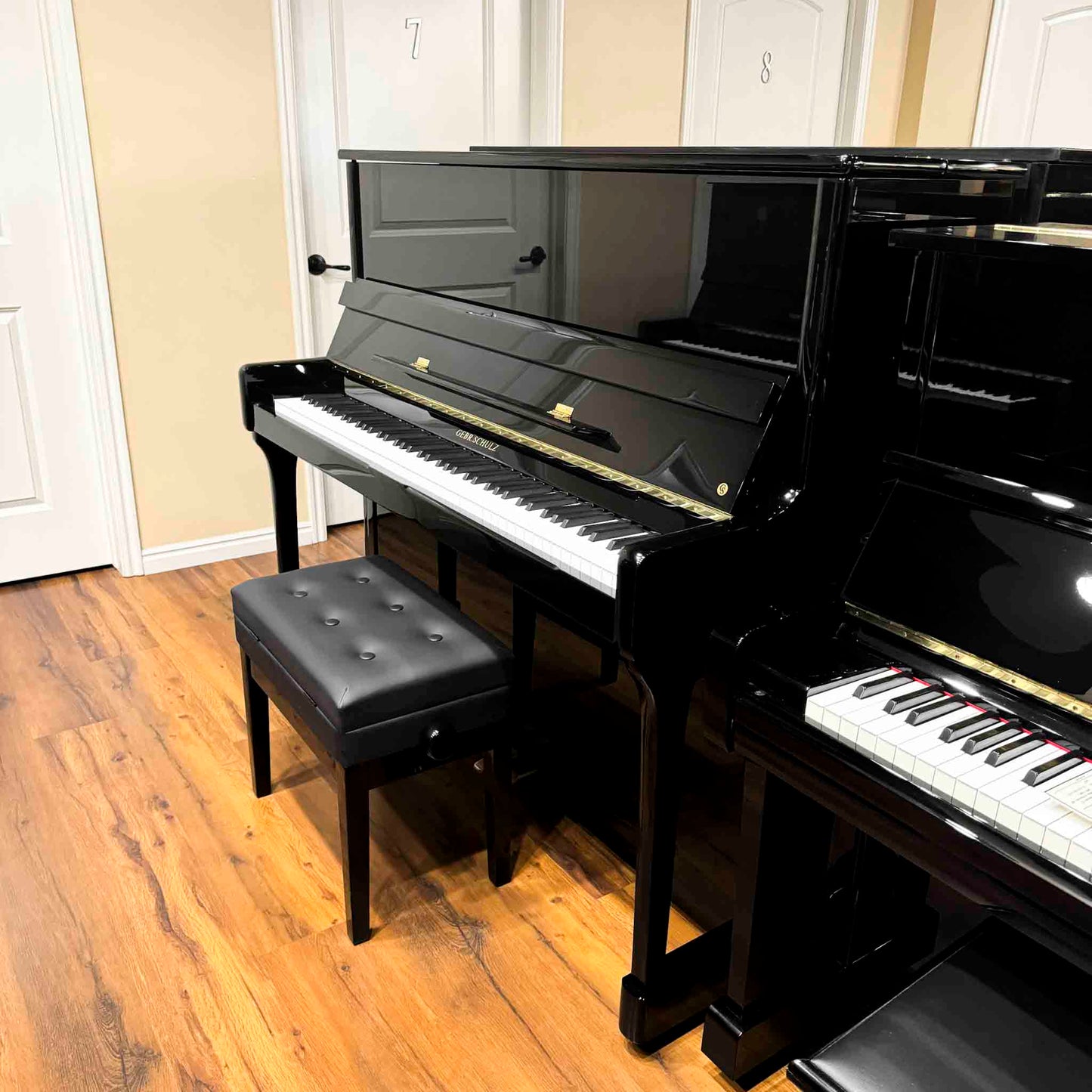 Gebruder Schulz G-30 Polished Black 51" Upright Piano