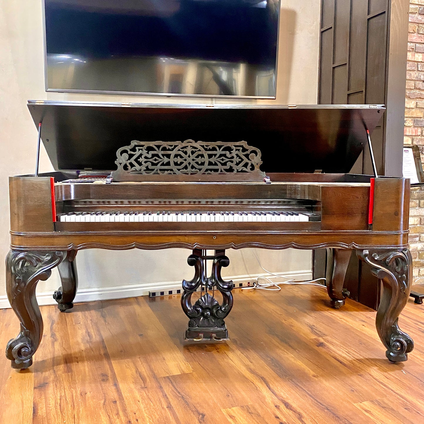 SOLD 1885 Behning & Son Square Grand Piano