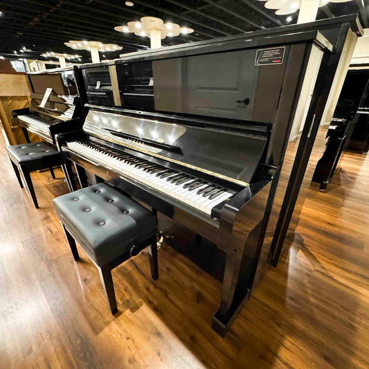 1978 Yamaha U1 48" Polished Black Upright Piano