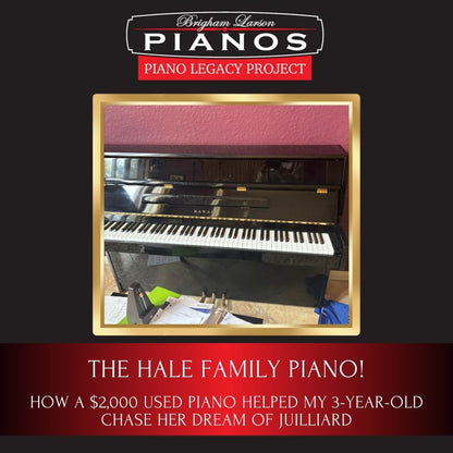 The Hale Family Piano!