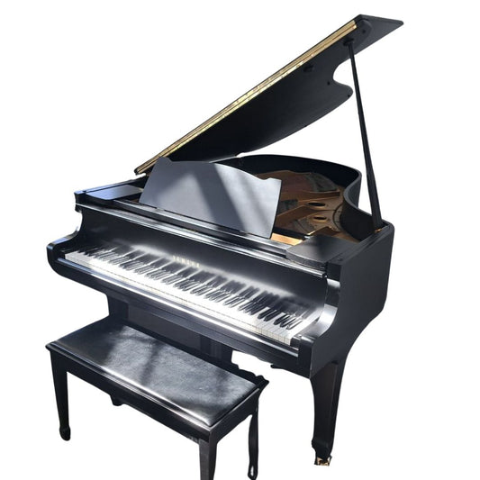 SOLD 1969 Yamaha G3 6' Satin Black Commissioned Grand Piano