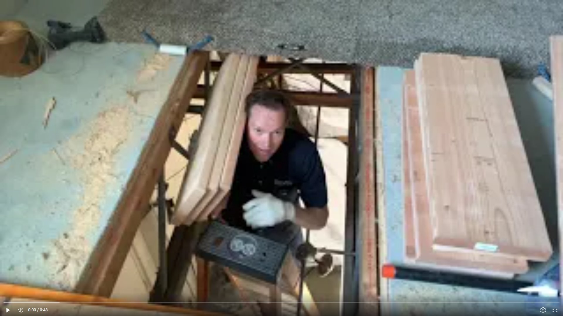 Load video: Brigham Larson Building a piano storage lift.