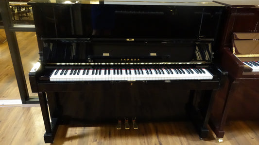 SOLD Yamaha YUS 48" Polished Black Upright Piano
