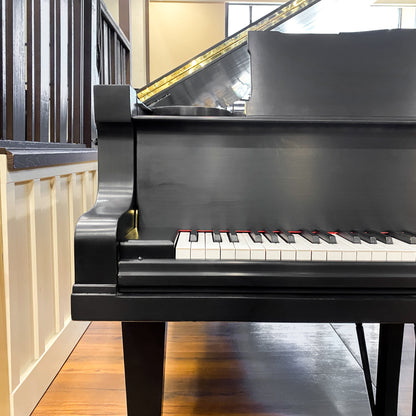 Image 6 of 1934 Baldwin 9' Concert Grand Black with QRS Self Playing System