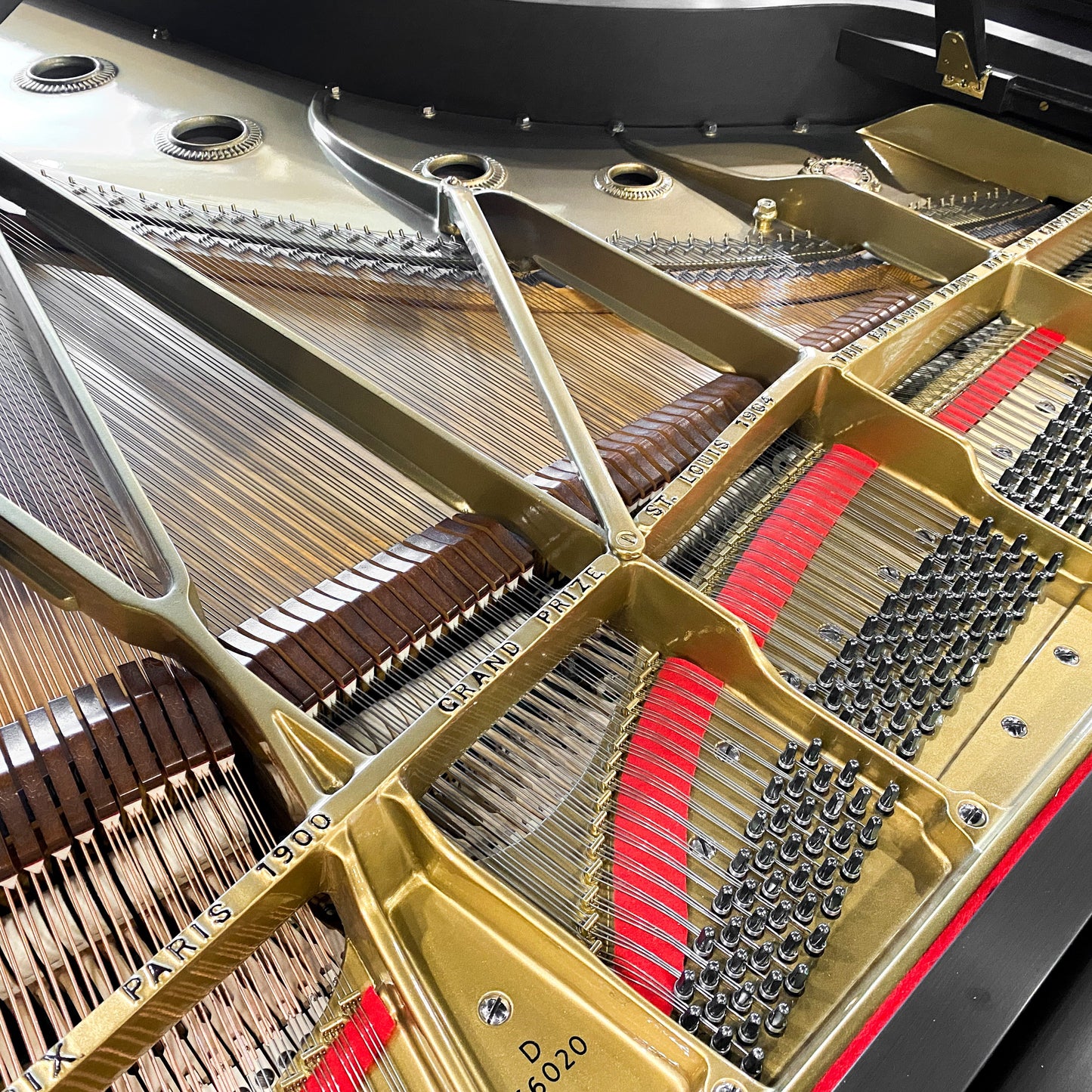 Image 11 of 1934 Baldwin 9' Concert Grand Black with QRS Self Playing System