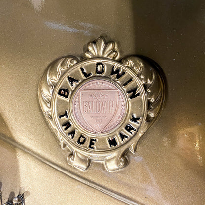 Image 14 of 1934 Baldwin 9' Concert Grand Black with QRS Self Playing System