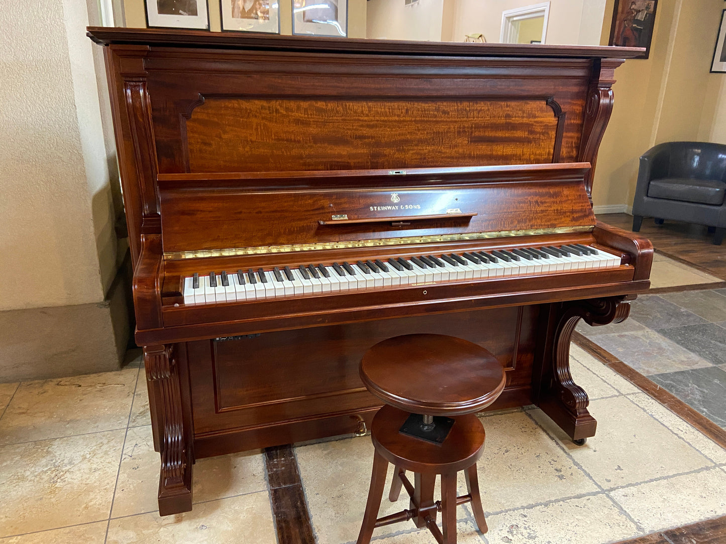 Image 14 of 1907 Steinway Upright Rebuild