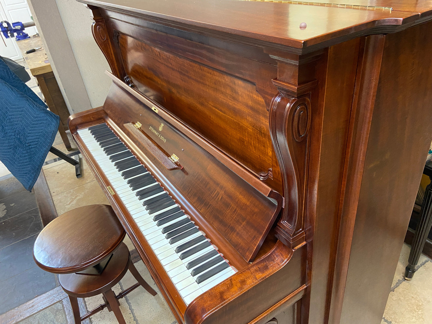 Image 21 of 1907 Steinway Upright Rebuild