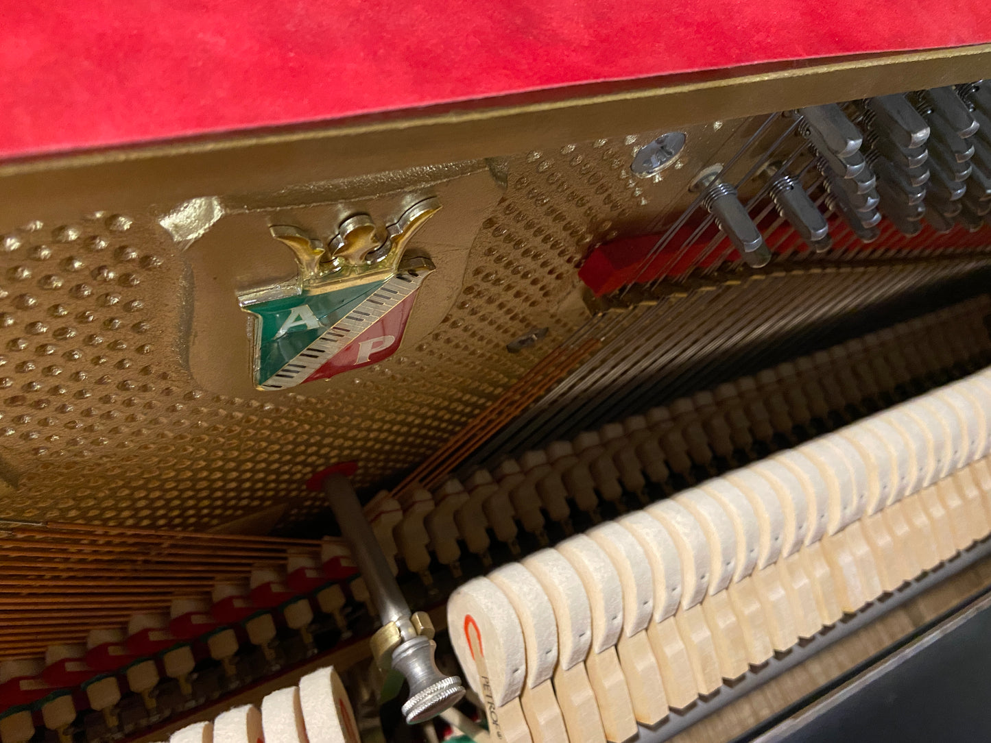Image 4 of Petrof 118 Upright 48" Satin Ebony