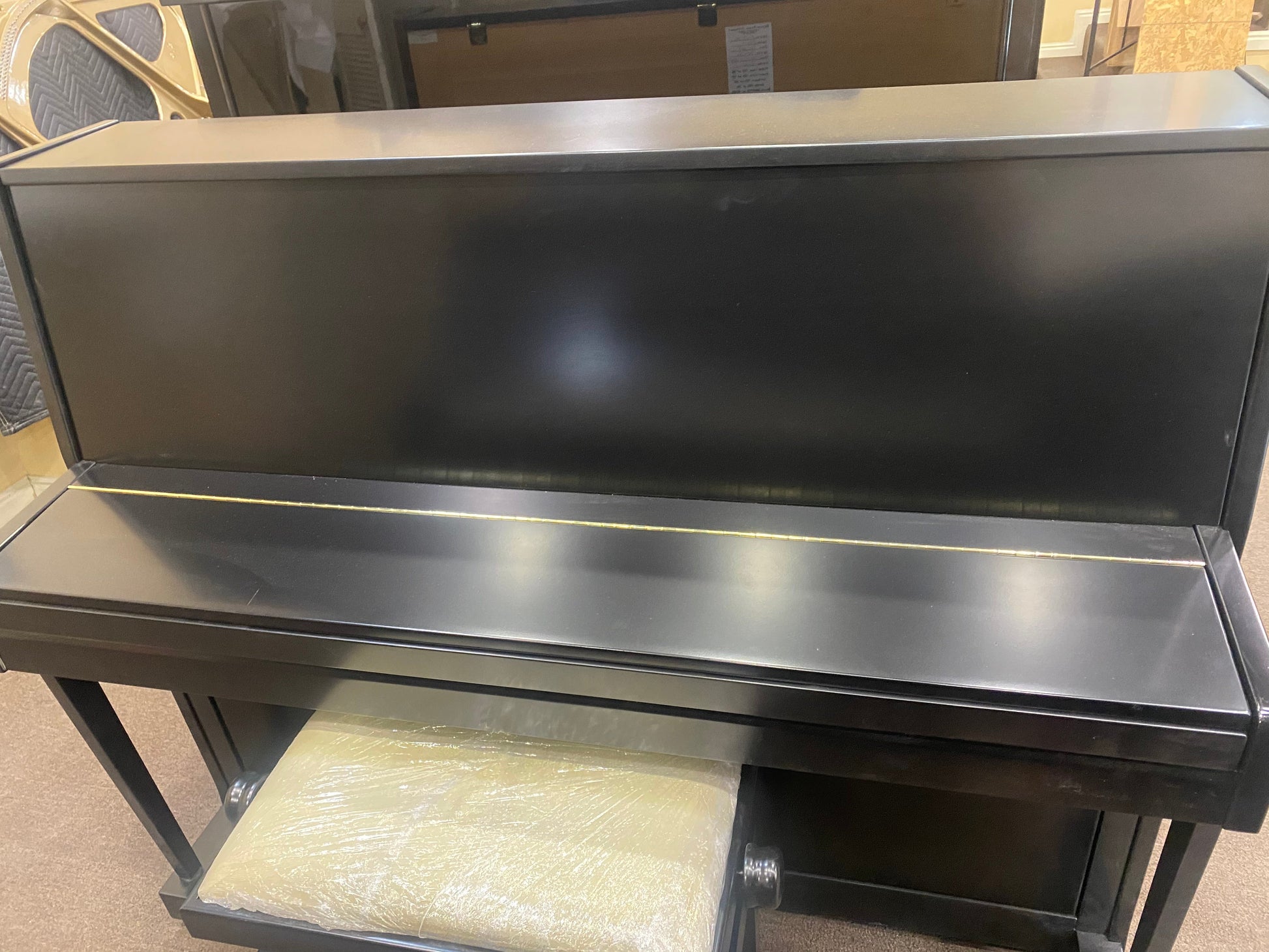 Image 5 of Petrof 118 Upright 48" Satin Ebony