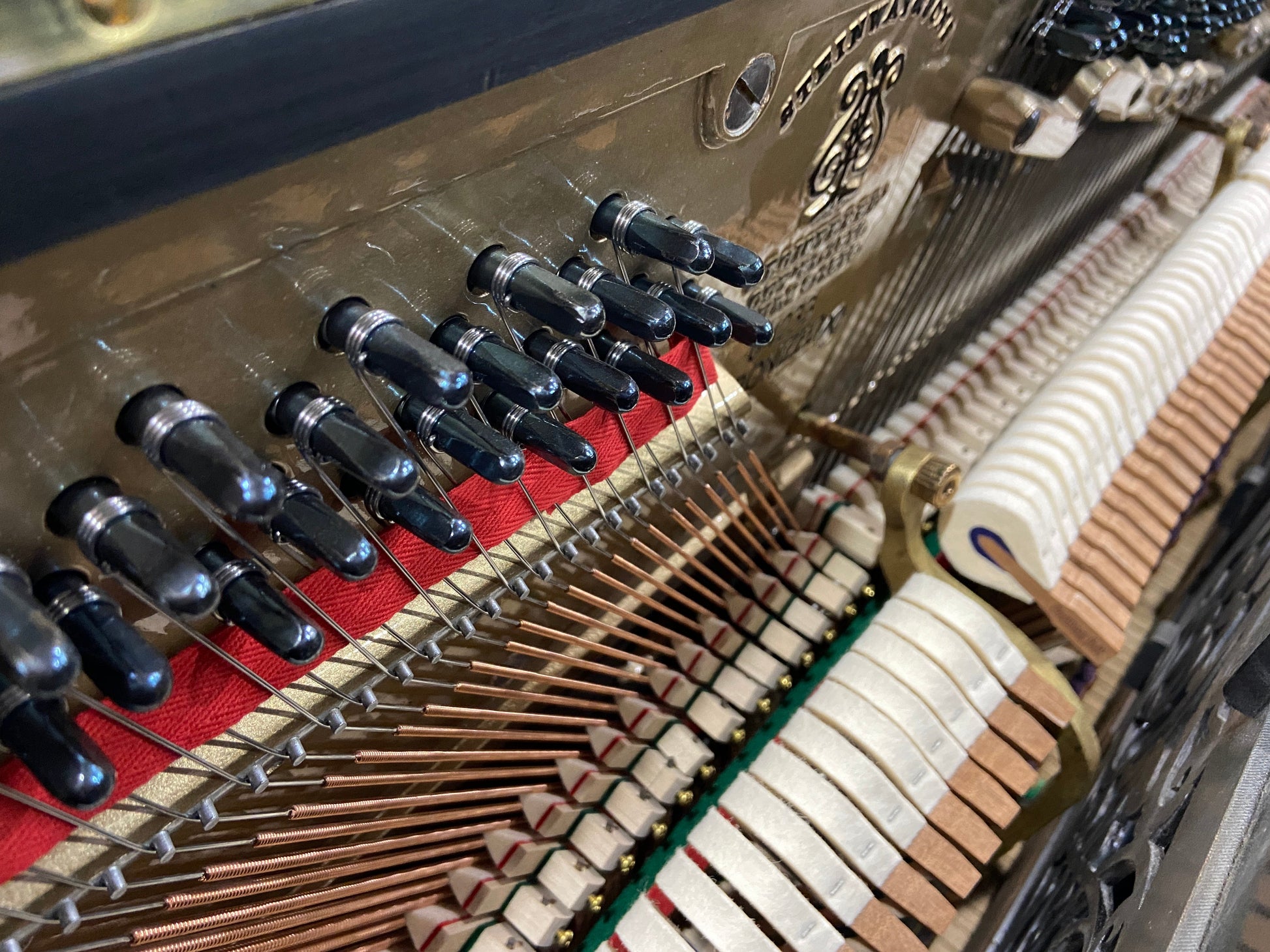 Image 6 of Steinway Upright Piano with QRS Self Playing System