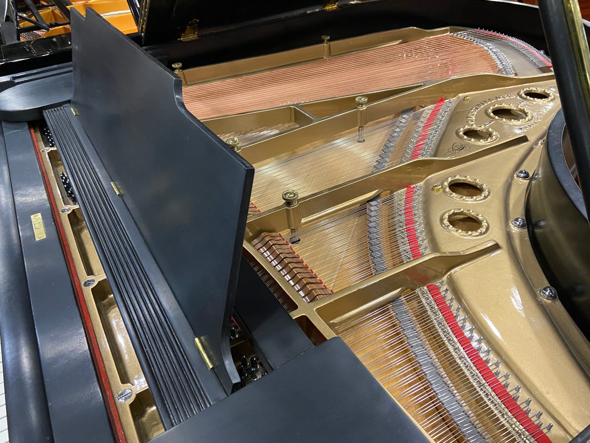 Image 3 of 1911 Kurtzmann 5'8" Grand / Satin Ebony