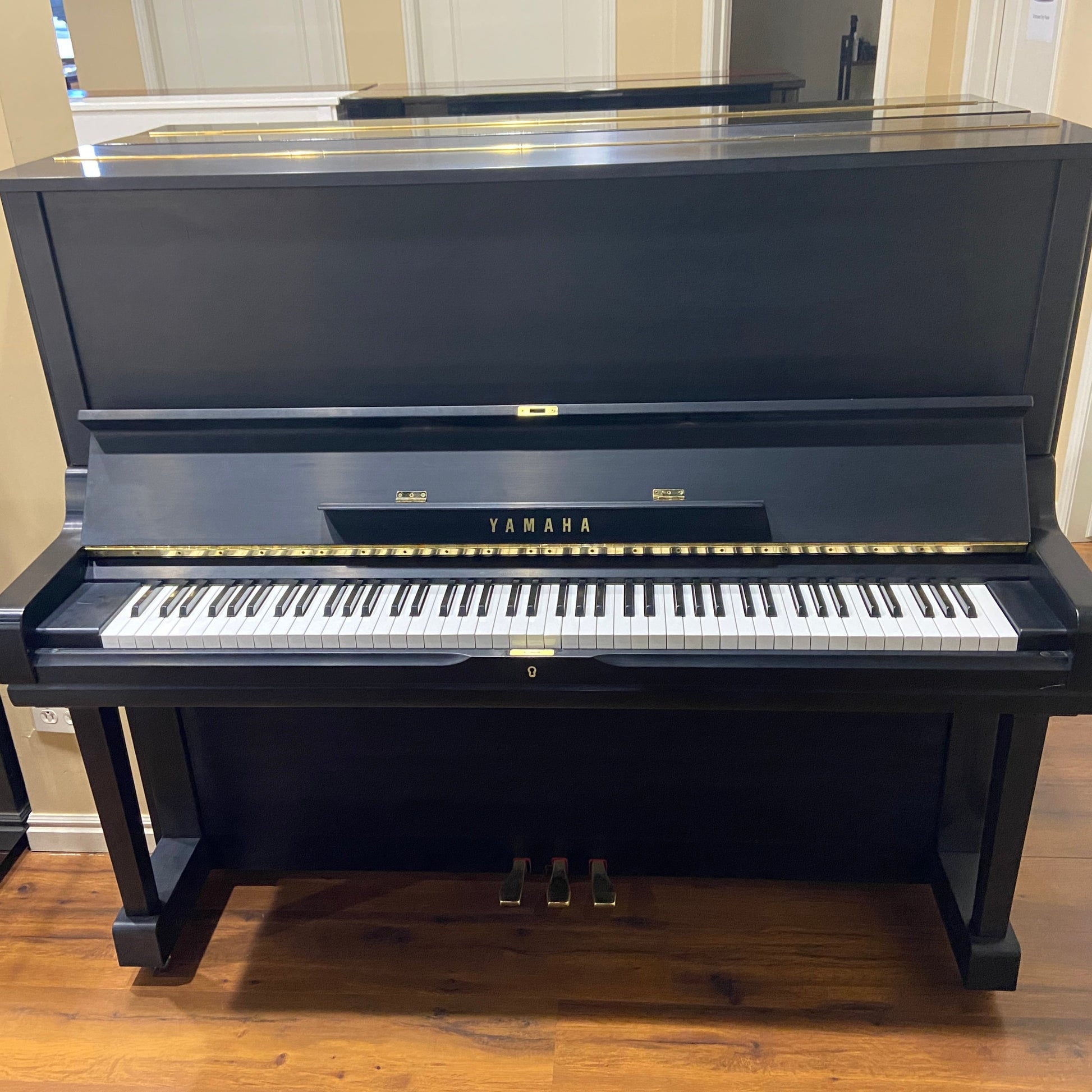 Image 3 of 1981 Yamaha U3 / Satin Ebony / 52"
