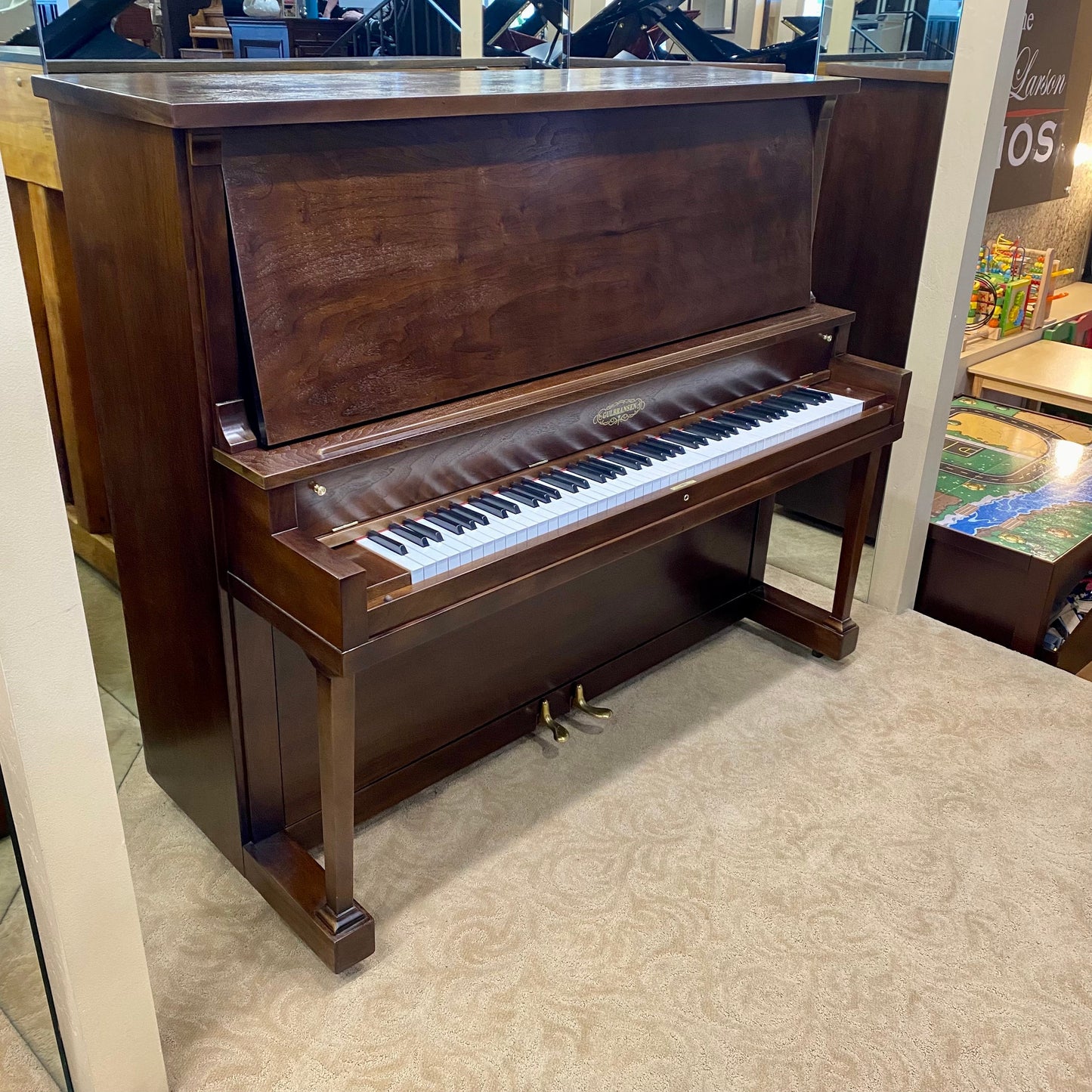 Image 12 of 1927 Gulbransen Upright 53" / Walnut Wood Finish