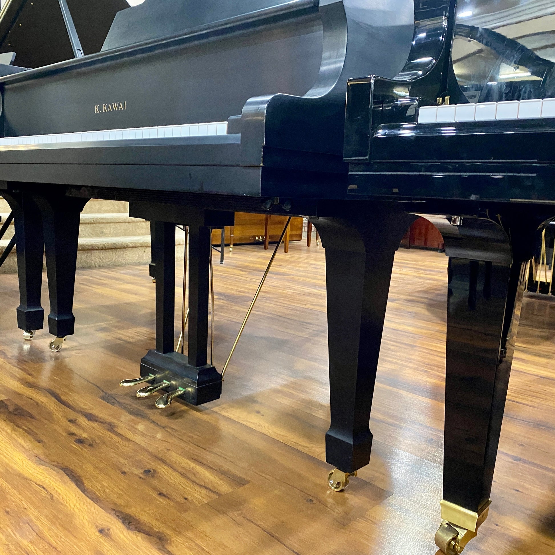 Image 10 of 1972 Kawai KG-2C 5'8" Grand / Satin Black with QRS Self Playing System