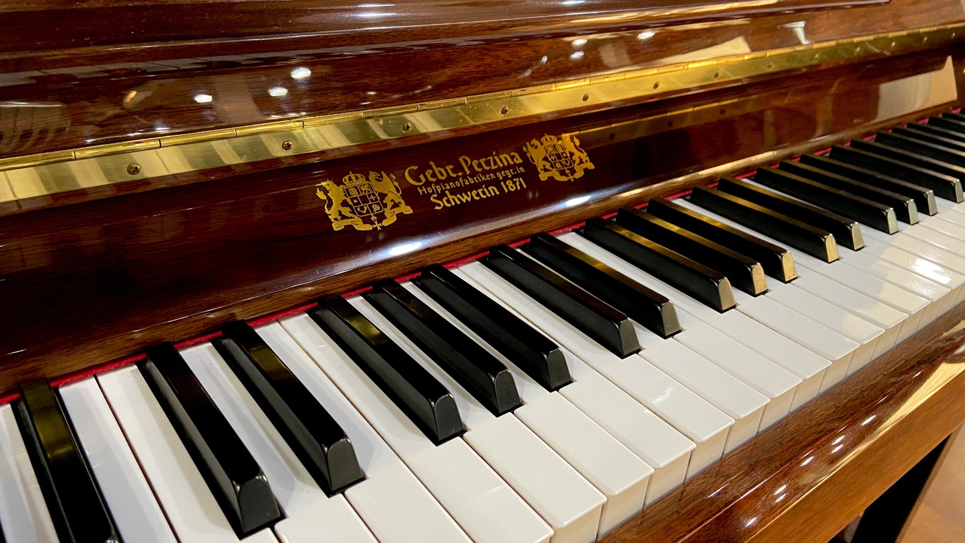 Image 10 of 2004 Gebr Perzina upright / GP 129 51" Polished Walnut