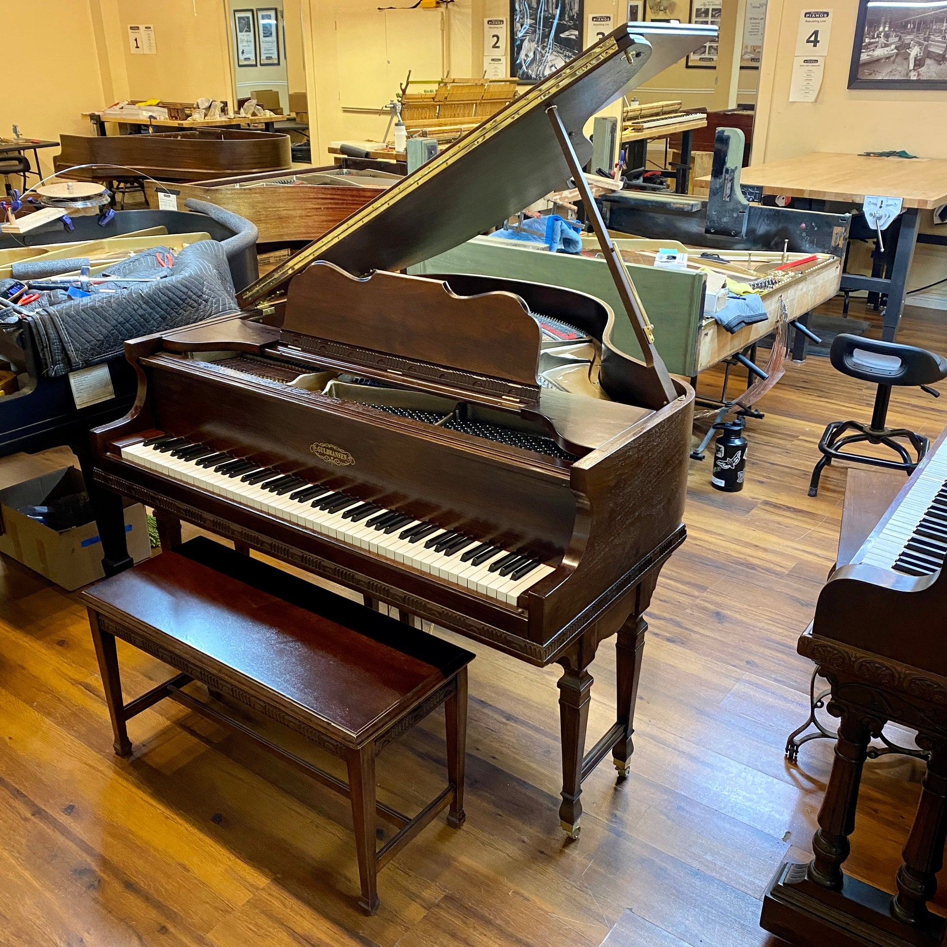 Image 3 of Vintage Family Heirloom Baby Grand Piano - Commissioned for Restoration & Refinishing!