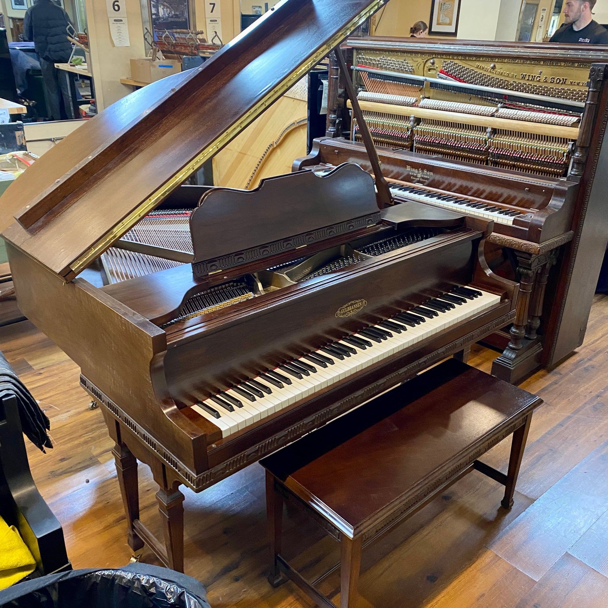 Image 4 of Vintage Family Heirloom Baby Grand Piano - Commissioned for Restoration & Refinishing!