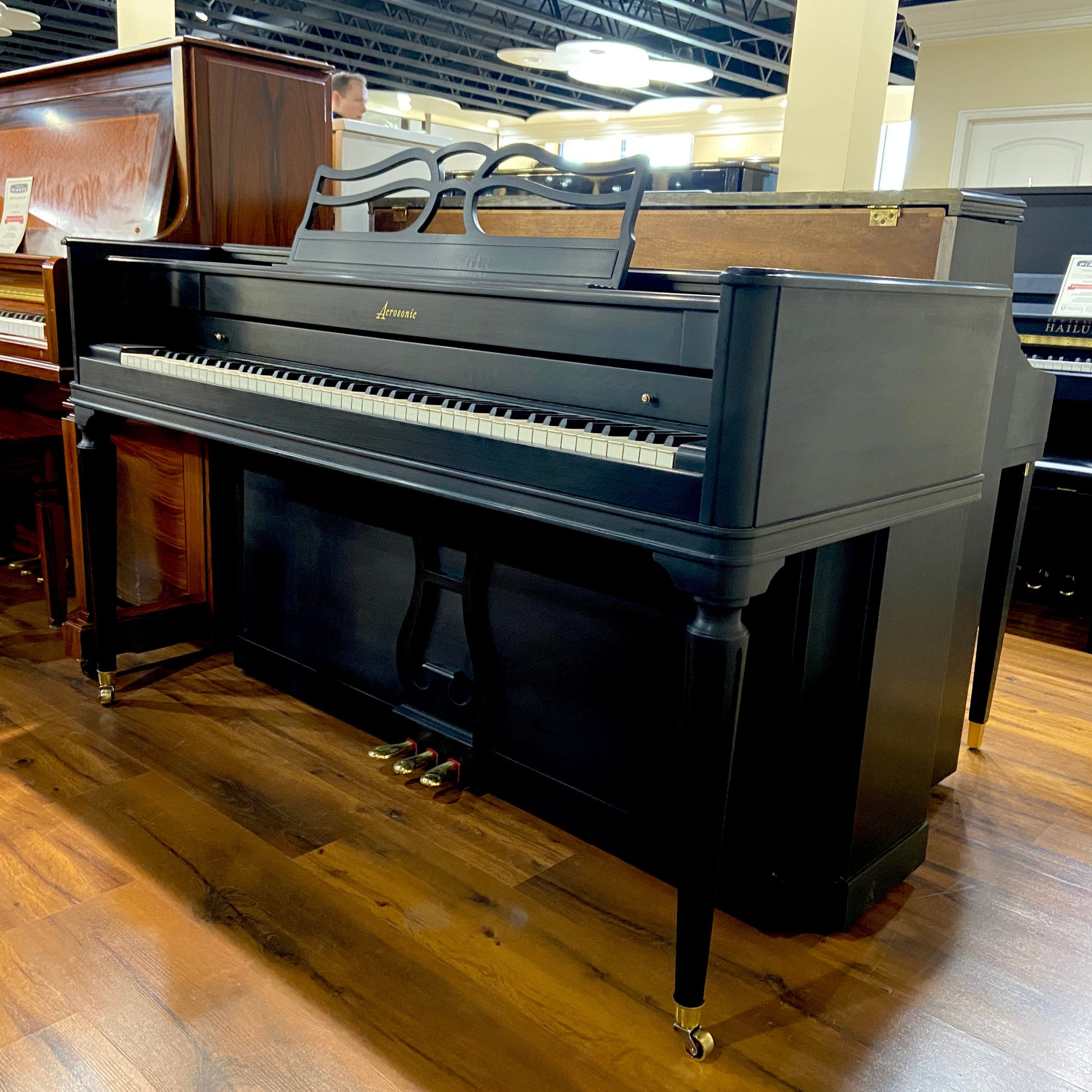 Image 3 of Acrosonic Spinet / Satin Ebony 36"