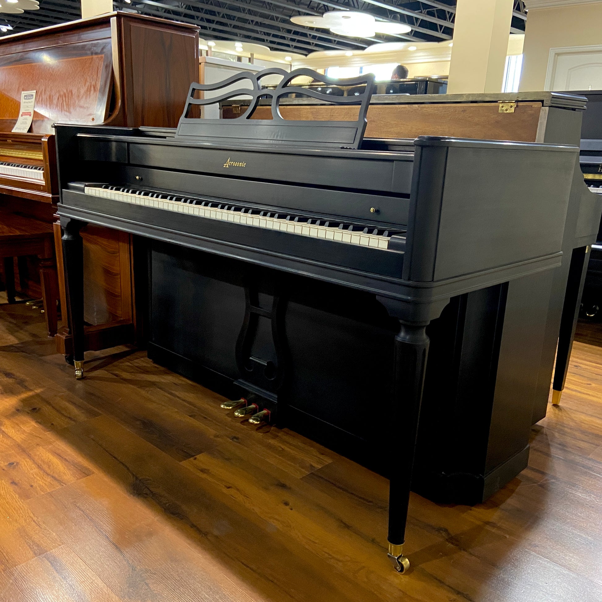 Image 4 of Acrosonic Spinet / Satin Ebony 36"