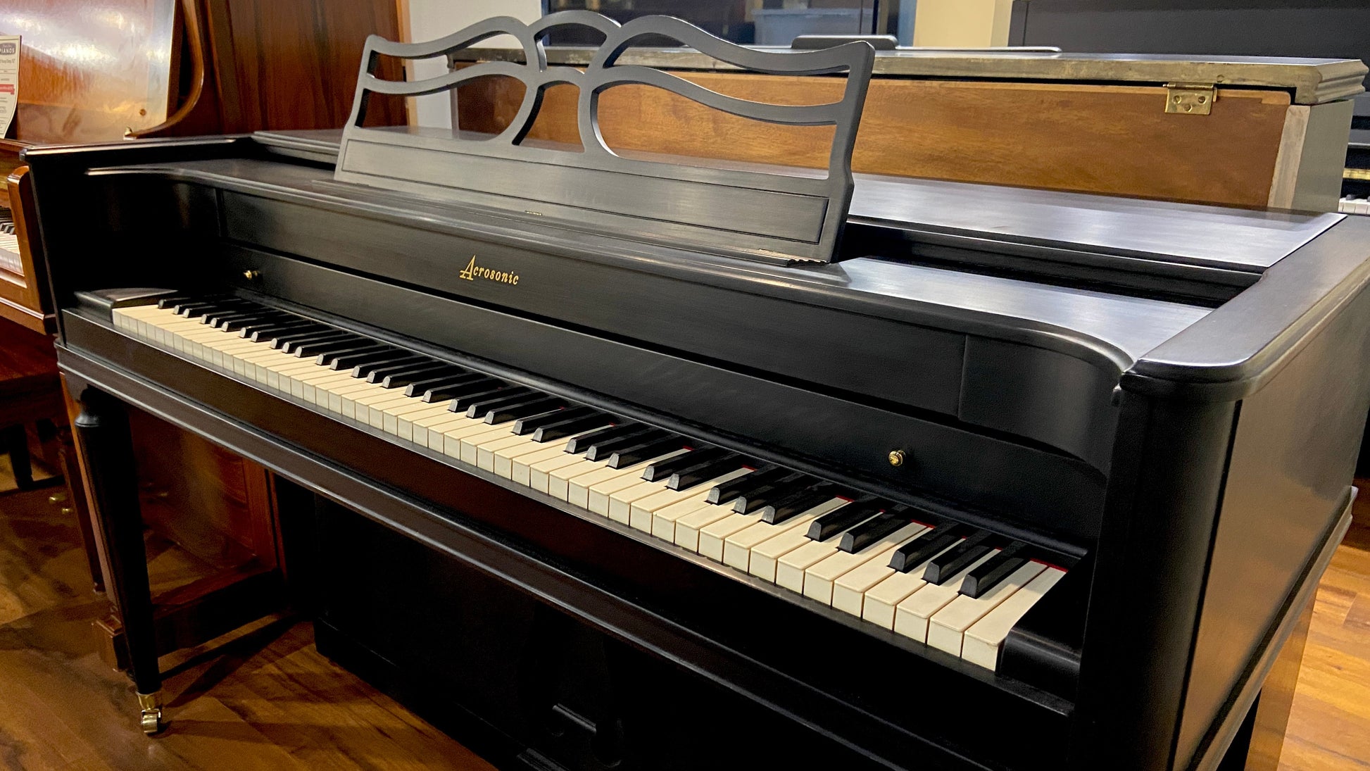 Image 5 of Acrosonic Spinet / Satin Ebony 36"