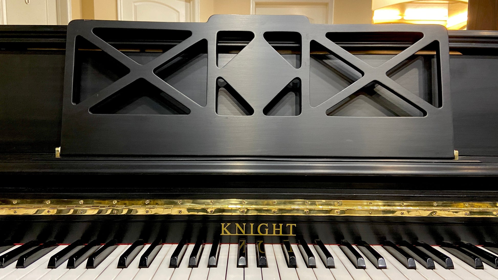 Image 6 of 1962 Knight Console 41" / Satin Ebony