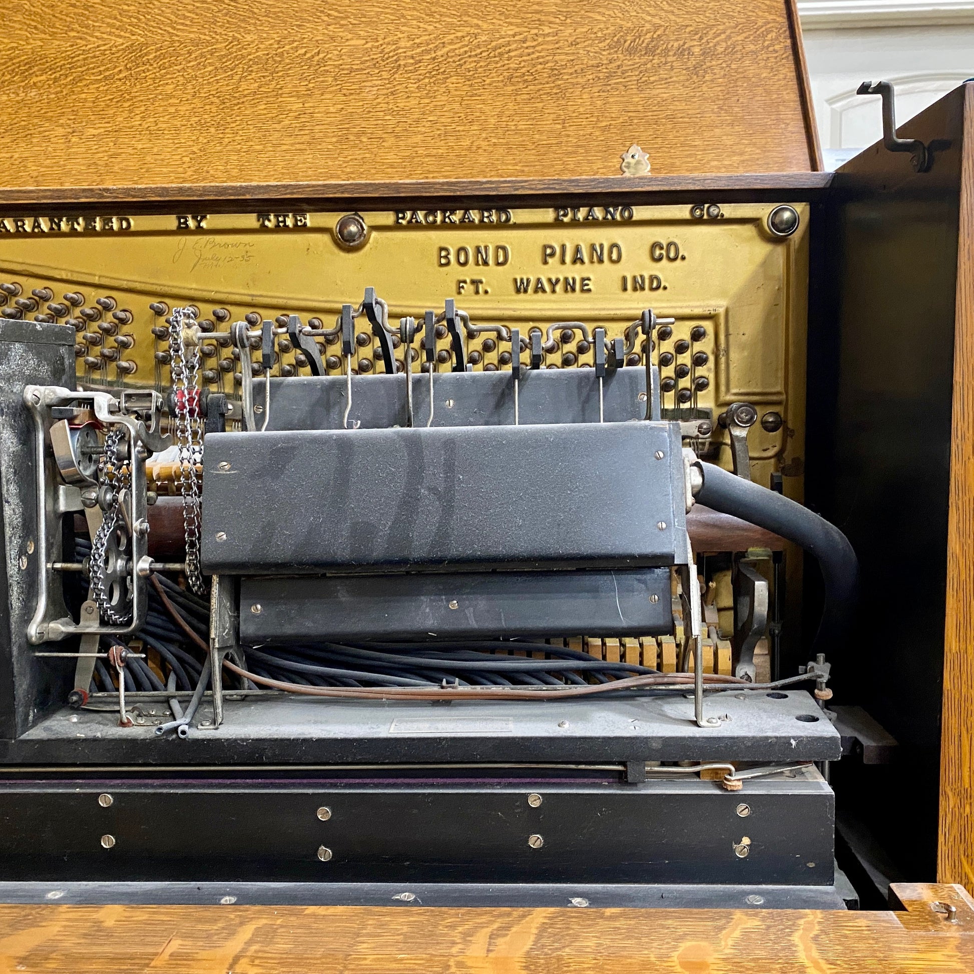 Image 10 of 1919 Bond Piano Co. Upright